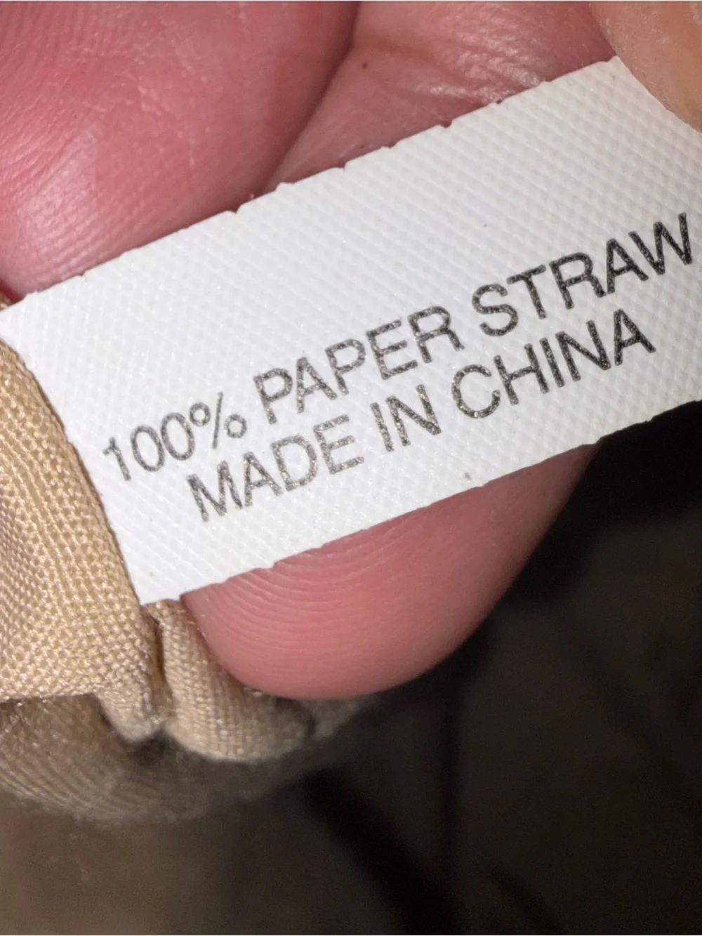 Paper Straw Top-Handle Bag in Tan - Picture 4 of 14